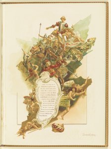 Program for balletten La Perle af Marius Petipa og Riccardo Drigo, 1896.