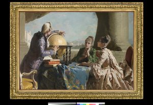 Geografi lektionen, 1880