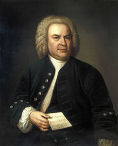 portræt af Jean Sebastien Bach (Johann Sebastian Bach af Elias Gottleib (after) Haussmann
