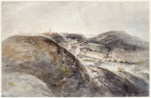 Udsigt over Södermalm af Elias Martin