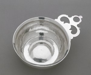 Porringer, ca. 1747-1810 (sølv) af Elias Pelletreau