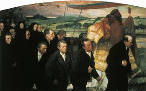 Processionen af Corpus i Lezo af Elias Salaverria Inchaurrandieta