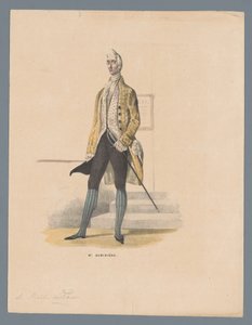 Mr. Deminière (titel på objekt) af Elias Spanier (attributed to)