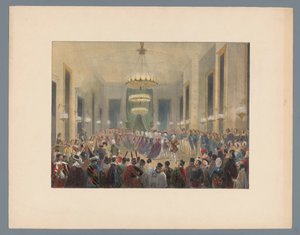 Balsal, hvor pavanen danses, 1845