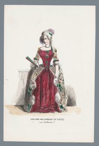hollandsk kostume. (1700-tallet). under William V