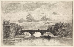 Brug over de Fulda te Kassel