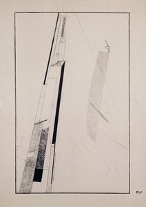 Proun 2 D af Eliezer Markowich Lissitzky