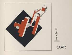 Om to firkanter, 1922. af Eliezer Markowich Lissitzky
