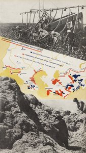 Bomuldsavl. Illustration fra USSR Builds Socialism, 1933. af Eliezer Markowich Lissitzky