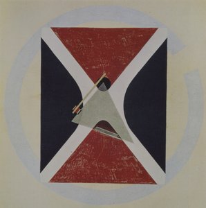 Proun 43, 1924 af Eliezer Markowich Lissitzky