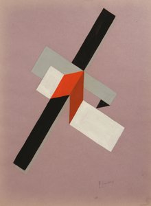 Proun, ca 1923 af Eliezer Markowich Lissitzky
