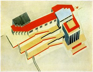 Yachtklub af Eliezer Markowich Lissitzky