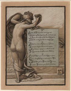 (Illustration til Rubáiyát af Omar Khayyám) Kærlighedens bæger af Elihu Vedder