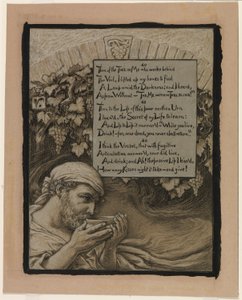 (Illustration til Rubáiyát af Omar Khayyám) Bægerets sjæl af Elihu Vedder