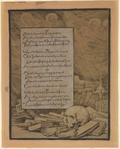 (Illustration til Rubáiyát af Omar Khayyám) Teologi af Elihu Vedder