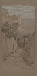 Capri, 1913. af Elihu Vedder