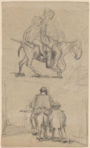 Far, søn og æsel af Elihu Vedder