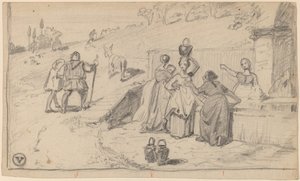 Far og søn af Elihu Vedder