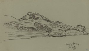 Nile Journey, Tmui af Ptolemæus, 1890. af Elihu Vedder