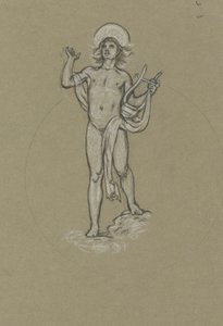 Studie for Apollo af Elihu Vedder