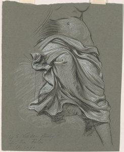 Studie til "The Fates Gathering in the Stars" af Elihu Vedder