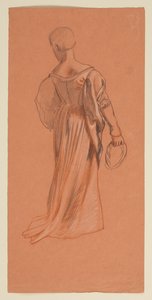 Studie til "Bryllupsoptog" af Elihu Vedder