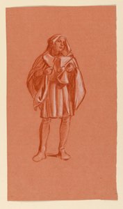 Studie til "Bryllupsoptog" af Elihu Vedder