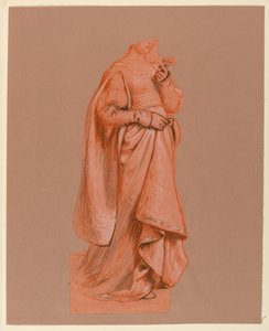 Studie til "Bryllupsoptog" af Elihu Vedder