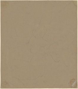 Studie af en nøgen kvinde, 1892. af Elihu Vedder