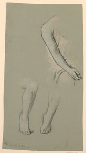 Studie af en model af Elihu Vedder
