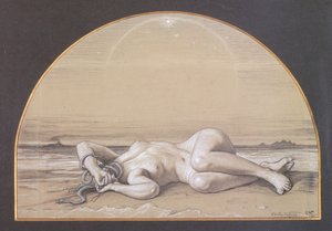 The Dead Medusa (kridt på papir)