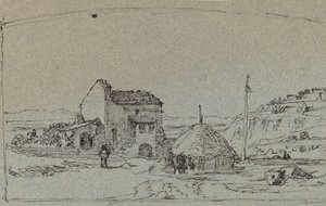 Toscana, ca. 1858. af Elihu Vedder