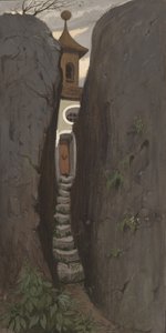 Glaseret, ca. 1877. af Elihu Vedder