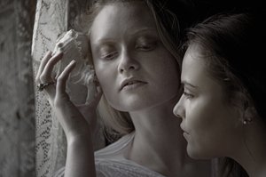 Lyt til havet, 2013 (skærmprint) af Elinleticia Högabo