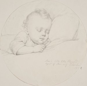 "Moers lille bitte Harald tegnet af moer self" af Elisabeth Jerichau Baumann