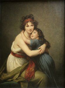 Elisabeth Louise Vigée-Lebrun, Madame Vigée-Lebrun og hendes datter af Élisabeth Louise Vigée Le Brun