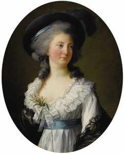 Fransk: Portrait de Madame de Moreton, La Comtesse de Moreton de Chabrillan Portræt af Madame de Moreton, Comtesse de Chabrillan, fejlagtigt identificeret med Izabela Czartoryska