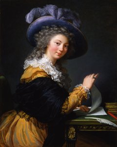 Portræt af grevinde af Ceres af Elisabeth Louise Vigee Lebrun