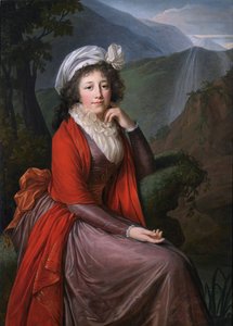 Portræt af grevinde Maria Theresia Bucquoi, født Parr