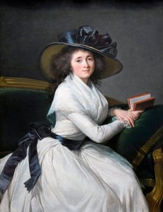 "Portræt af Comtesse de la Chatre (Marie Charlotte Louise Perrette Aglae Bontemps) af Elisabeth Louise Vigee-Lebrun