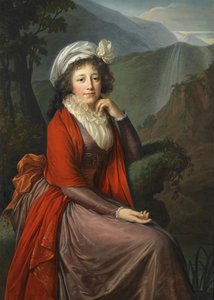 Portræt af grevinde Maria Theresia Bucquoi af Elisabeth Louise Vigee Lebrun