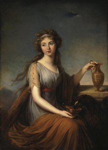 Portræt af Anna Pitt som Hebe, 1792 af Elisabeth Louise Vigee Lebrun