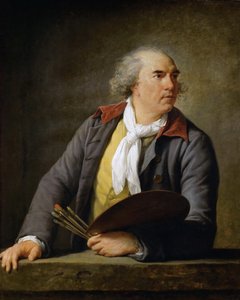 Portræt af Hubert Robert 1733-1808, 1788. af Elisabeth Louise Vigee Lebrun