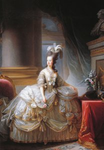 Portræt af Marie Antoinette (Wien af Elisabeth Louise Vigee Lebrun