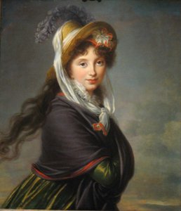 Portræt af prinsesse Irina Ivanovna Vorontsova, født Izmaylova 1768-1848, ca 1797 af Elisabeth Louise Vigee Lebrun