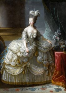 Portræt af Dronning Marie Antoinette af Frankrig 1755-1793 af Elisabeth Louise Vigee Lebrun