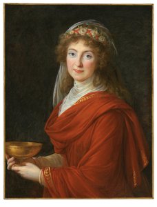 Portræt af grevinde Siemontkowsky Bystry af Elisabeth Louise Vigee Lebrun