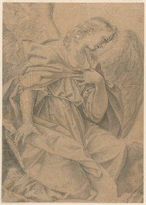 En knælende engel af Elisabetta Sirani