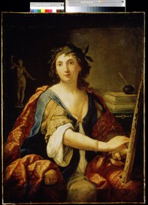 Allegori af maleri, selvportræt, 1658