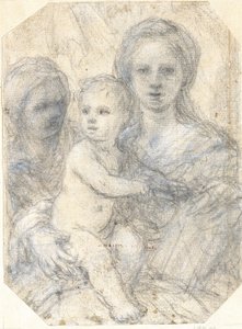 Madonna og barn af Elisabetta Sirani